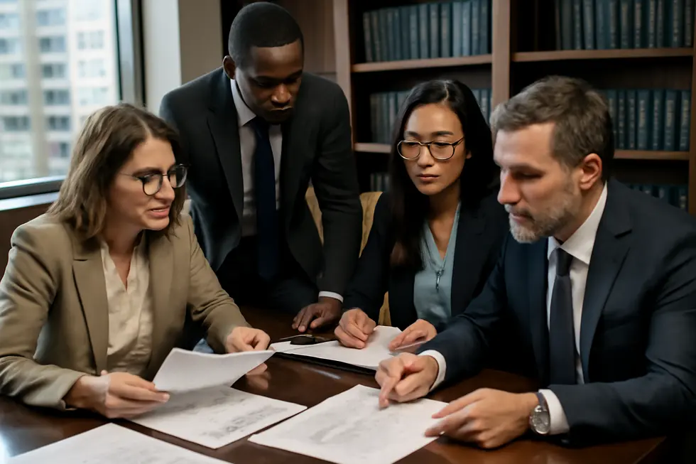A collaborative IP legal team providing comprehensive expertise alongside attentive client service.