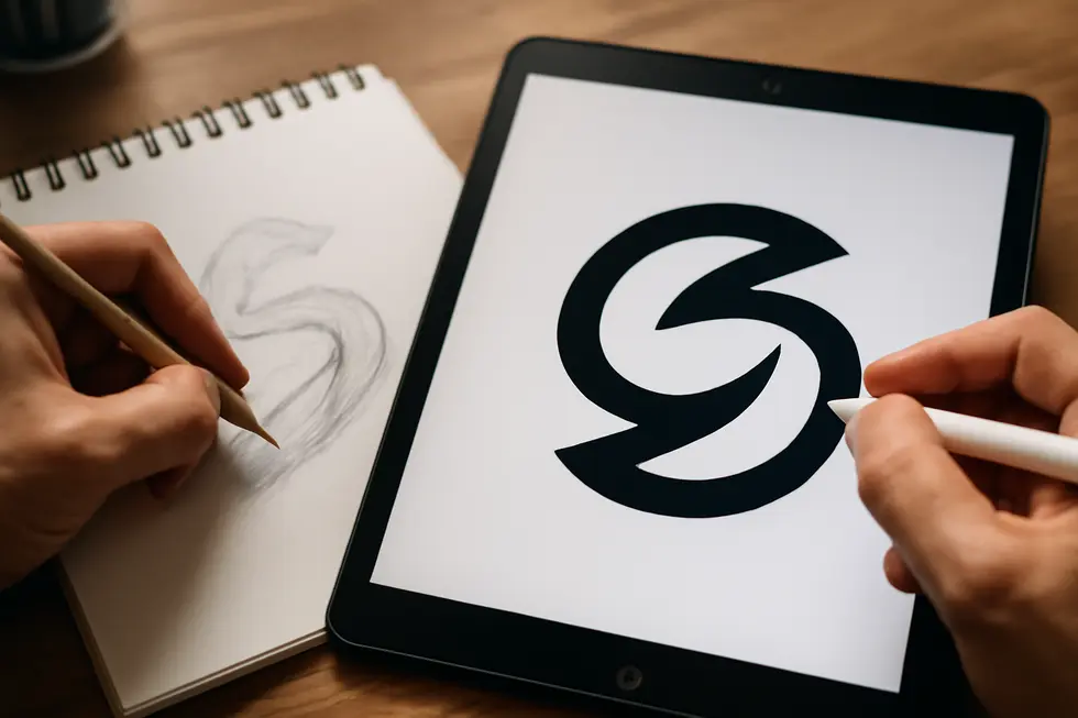 Visualizing trademark protection for logos as essential brand identifiers in business.