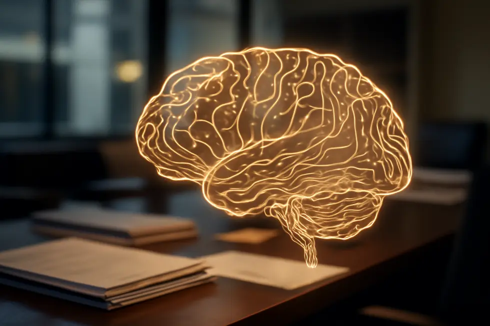 Visual representation of intellect and creativity depicted as intangible property, emphasizing the non-physical nature of intellectual property.