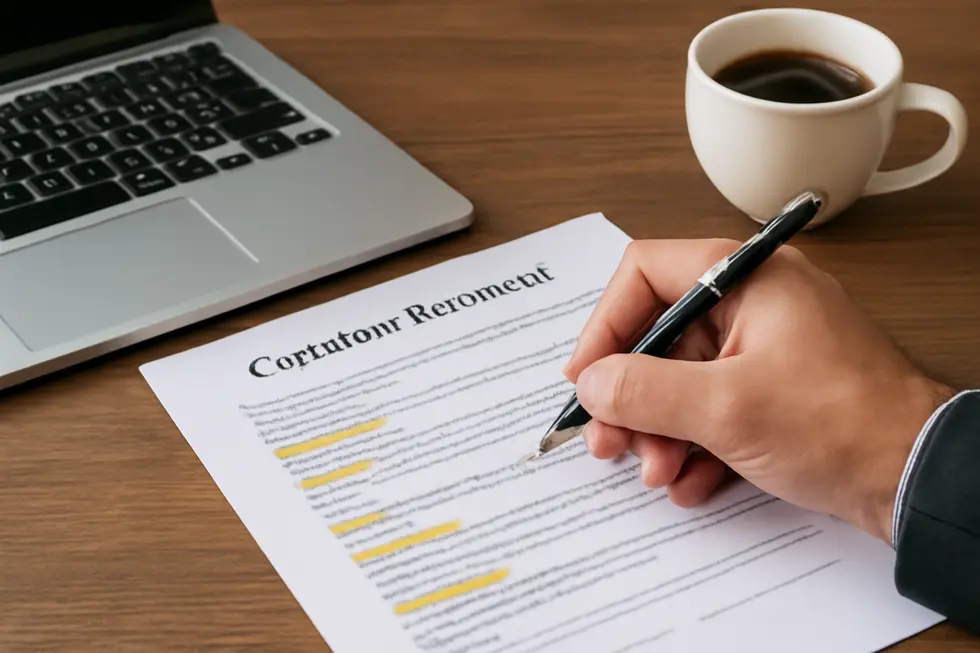Business owners reviewing license and assignment agreements to understand copyright rights transfer and usage permissions.