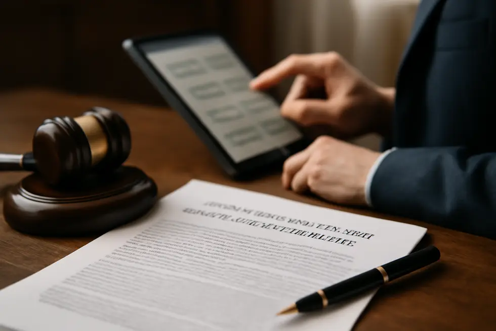 Business owner securing federal trademark protection for their brand name with USPTO application.