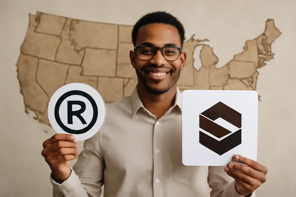 A business owner understanding the critical legal benefits of trademark protection for their brand.