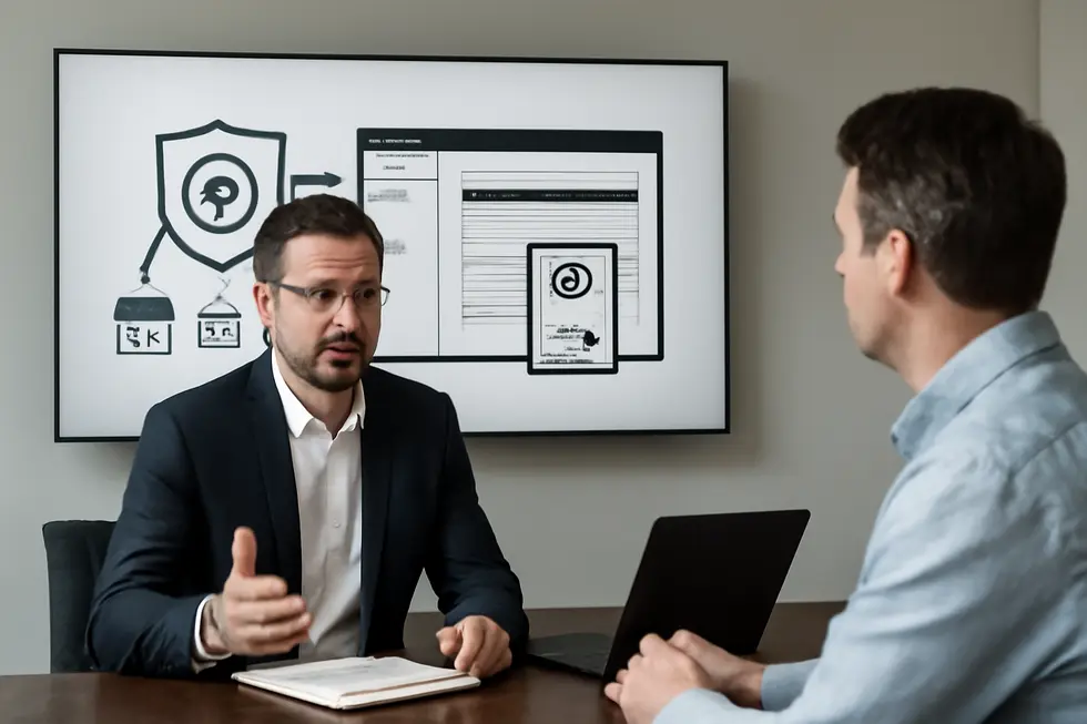 Business owner confronting customer complaints and legal concerns related to Apex Media Solutions, LLC.