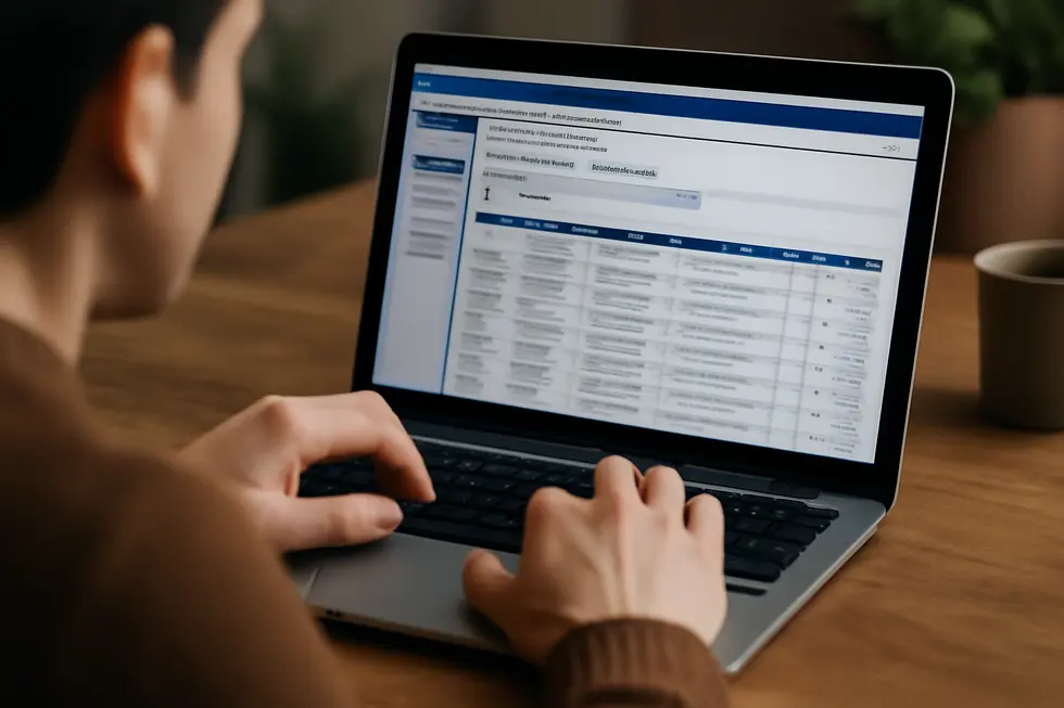 Business owner evaluating phrase options to select a distinctive trademark.