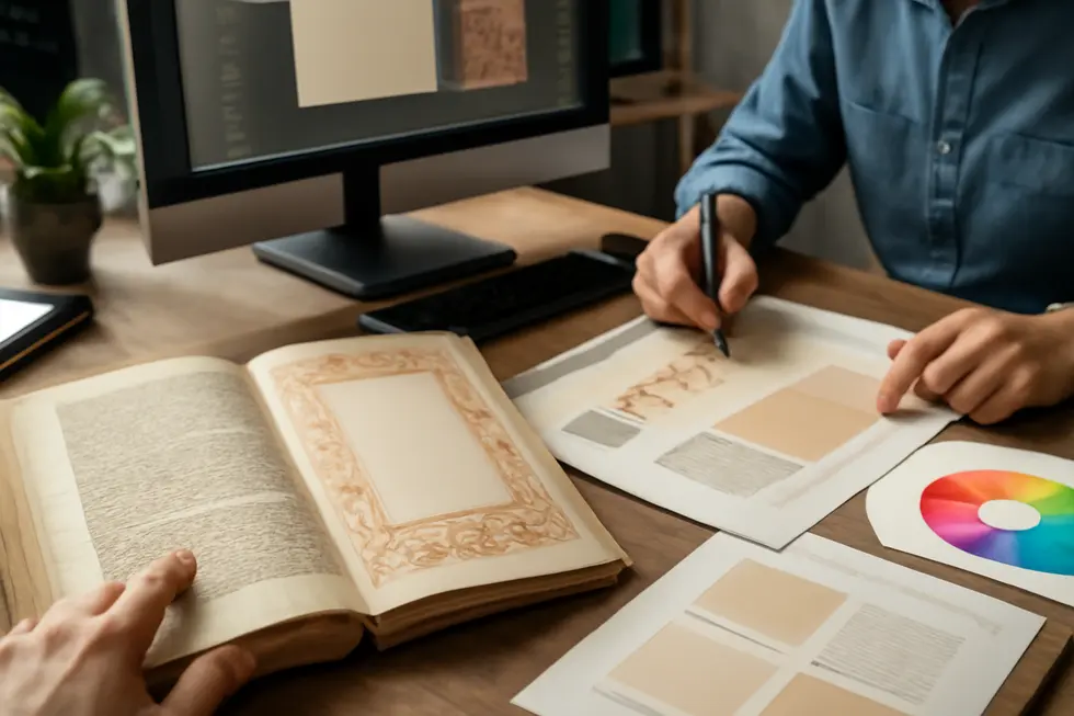 Business owner examines copyright and public domain concepts impacting commercial use.