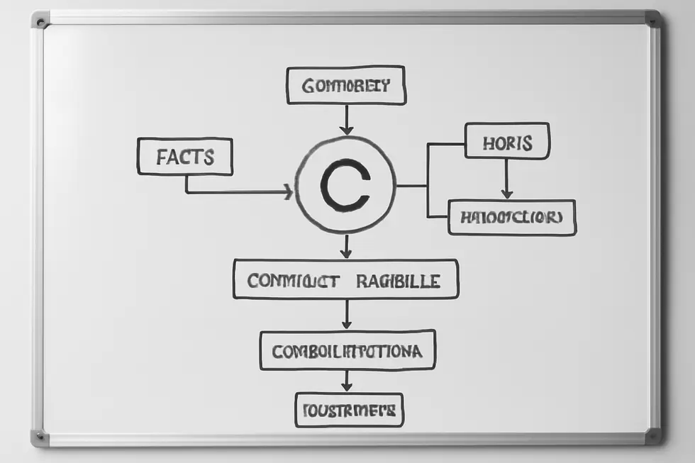 Visual representations of copyrighted illustrations, photographs, and maps relevant to business assets.
