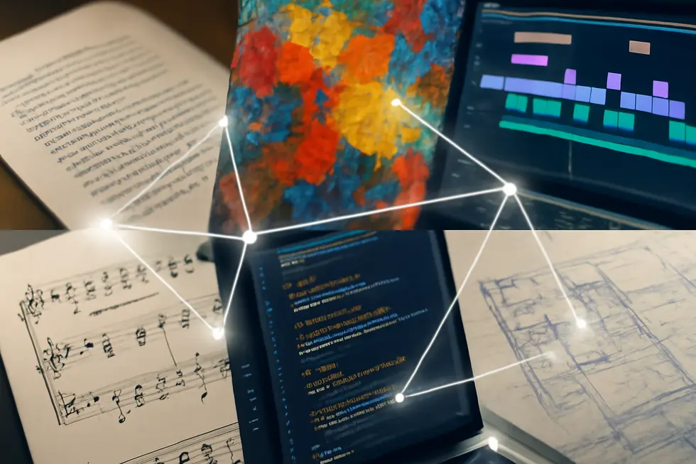 Visual diversity of copyrighted works including literary, visual, audiovisual, musical, software, and architectural creations.
