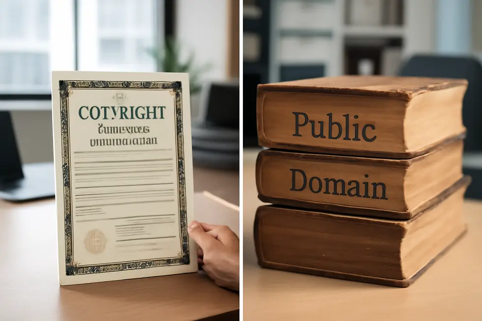 Business owners exploring the core legal rights of copyright protection for their creative works.