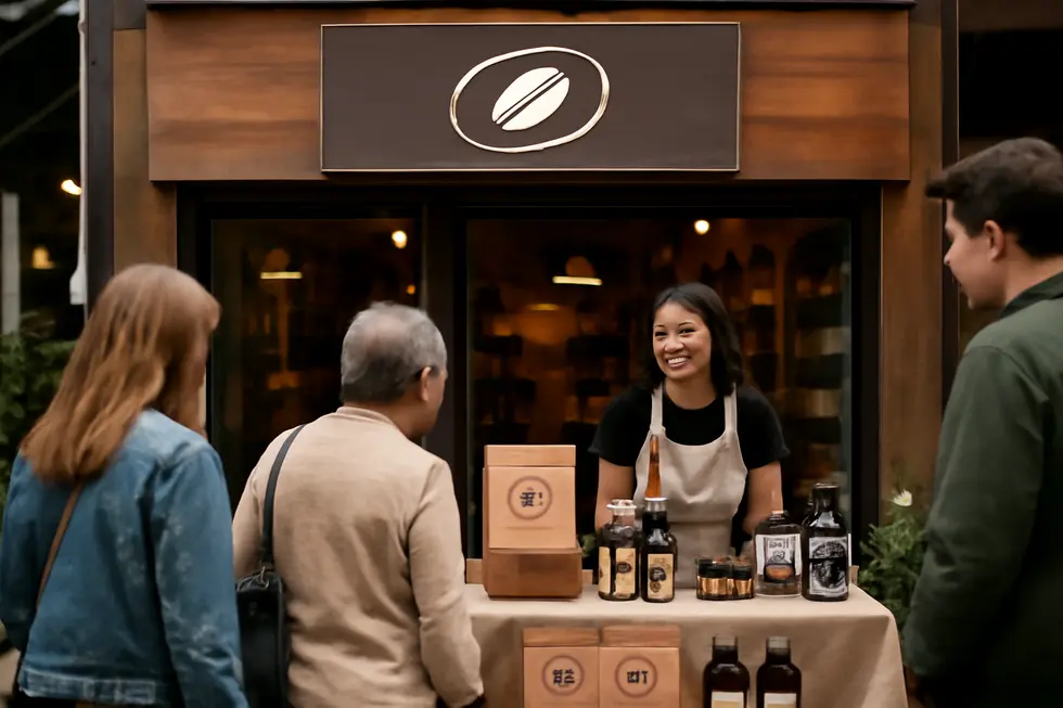 A local business actively using its trademark, establishing common law rights through real-world commerce.