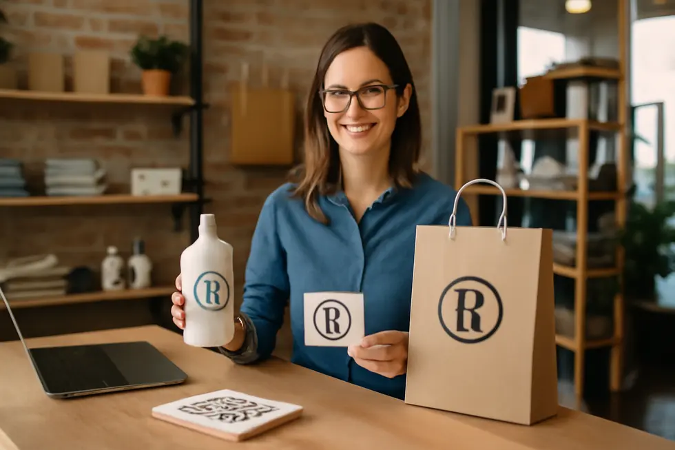 A small business owner exemplifying the start and local reach of common law trademark protection.