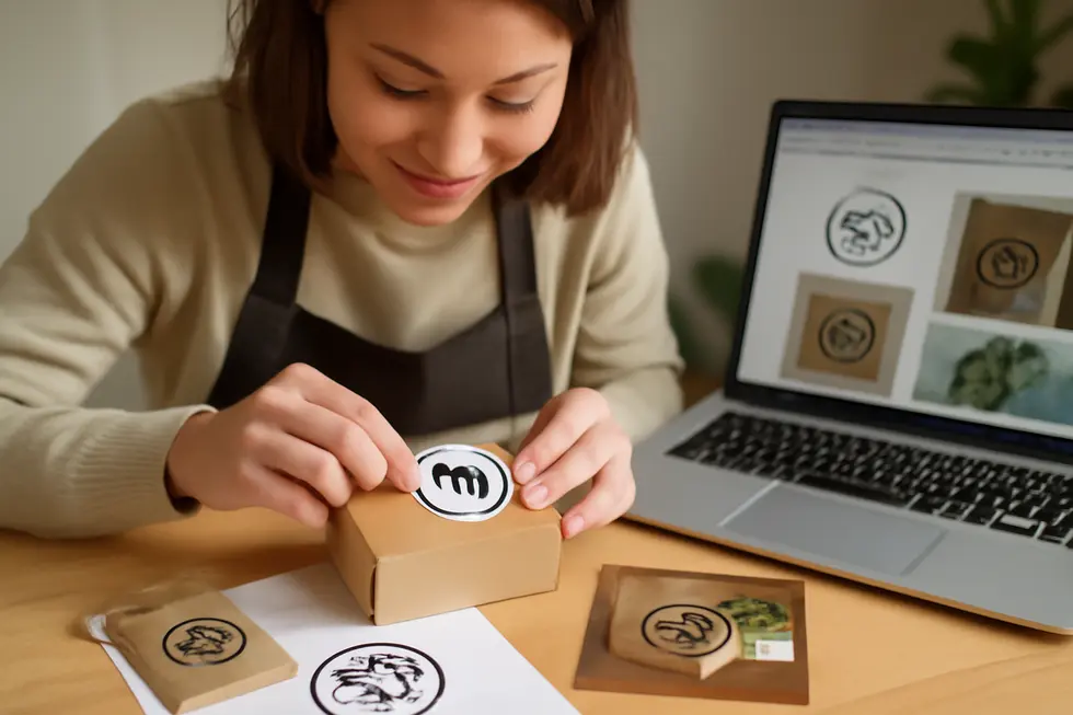 Business owner establishing common law trademark rights by using a trademark in commerce.