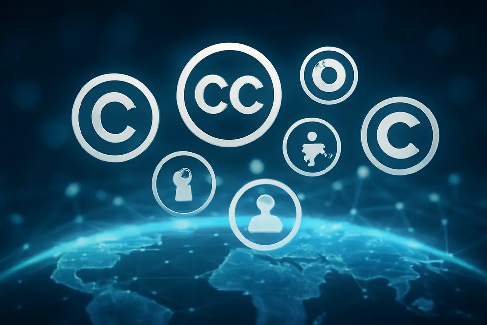 Visual diversity of copyrighted works including literary, visual, audiovisual, musical, software, and architectural creations.