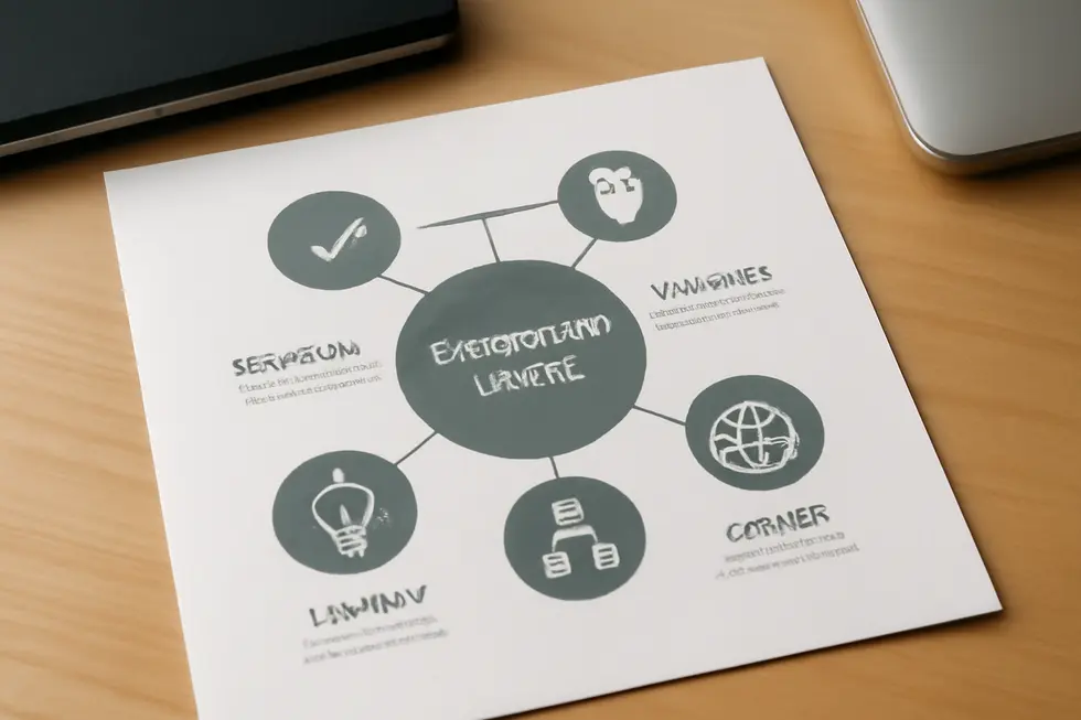 A creative team brainstorming enterprise name ideas to shape business identity.