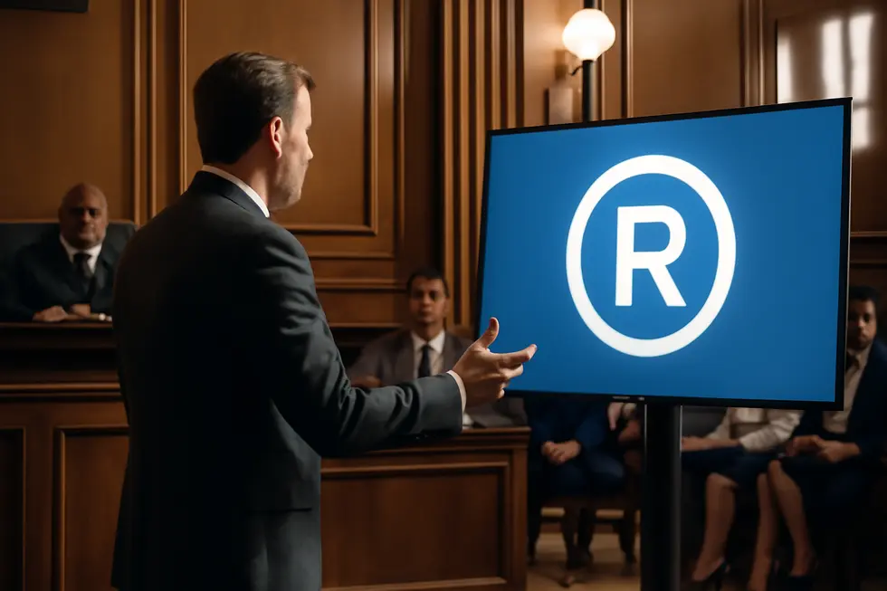 Different forms of trademarks including logos, names, and slogans representing commercial brands.