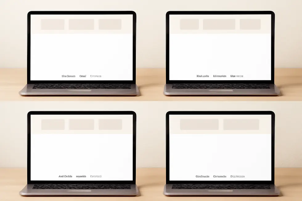A typical website footer featuring the copyright line elements crucial for content ownership.