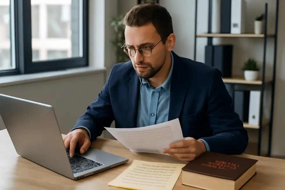 A business owner evaluating fair use factors for legally utilizing copyrighted content.