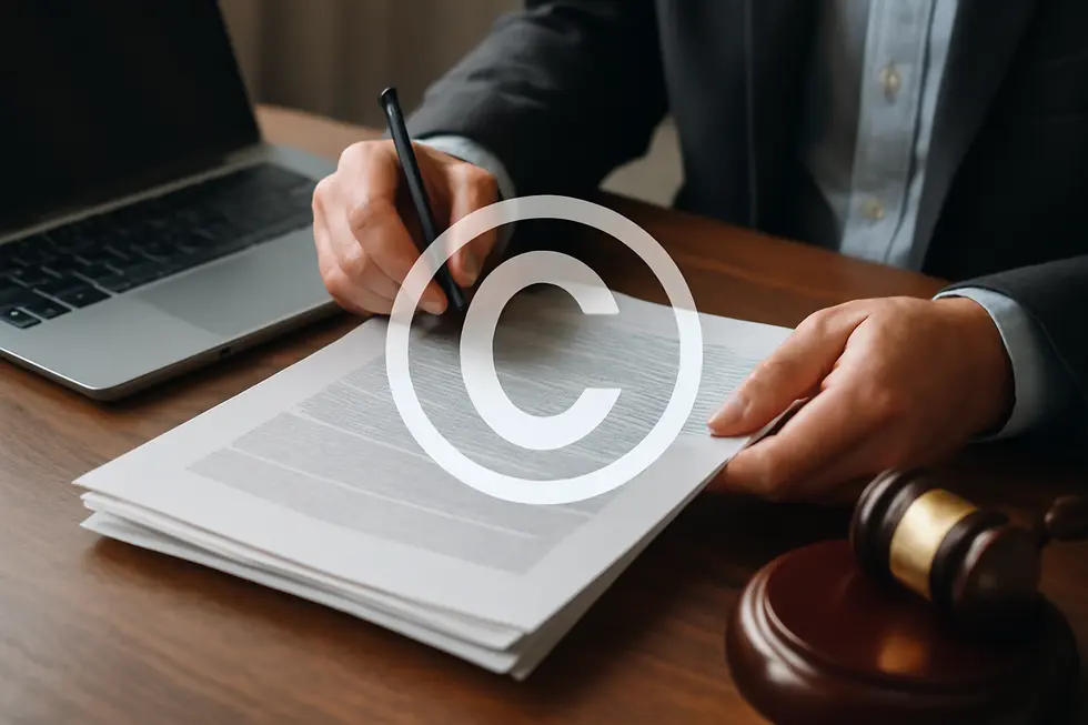 A business owner examines copyright legal standards and criteria for protecting original works.