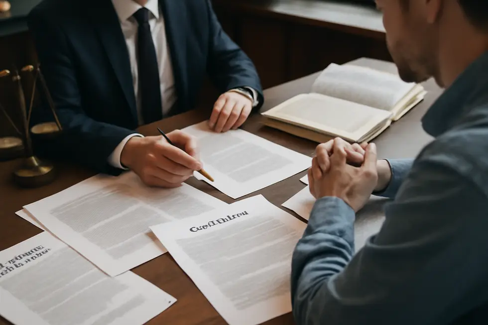 Illustration contrasting patents and trademarks to clarify protection types for business owners.
