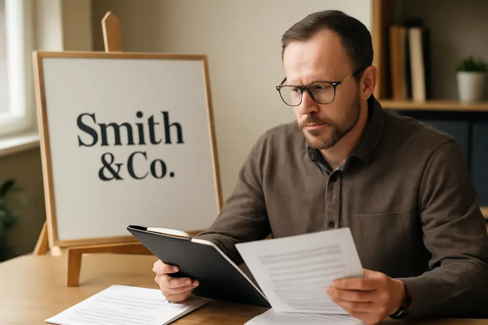Contrasting informal use of ‘Co.’ with official legal business names demonstrates the distinction for small business owners.