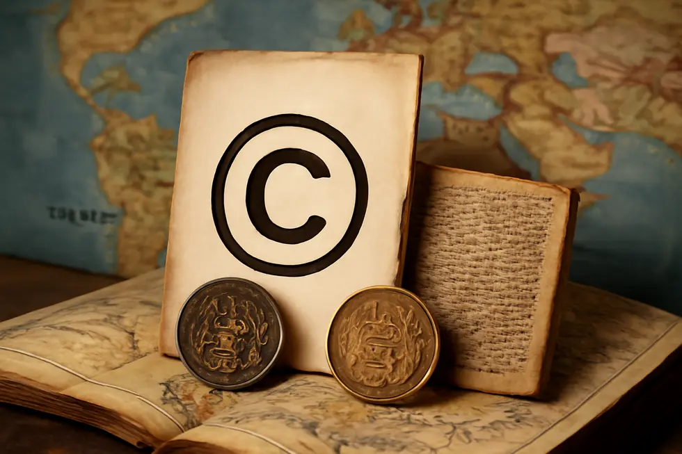 Timeline highlighting critical copyright durations and renewal requirements in the United States.