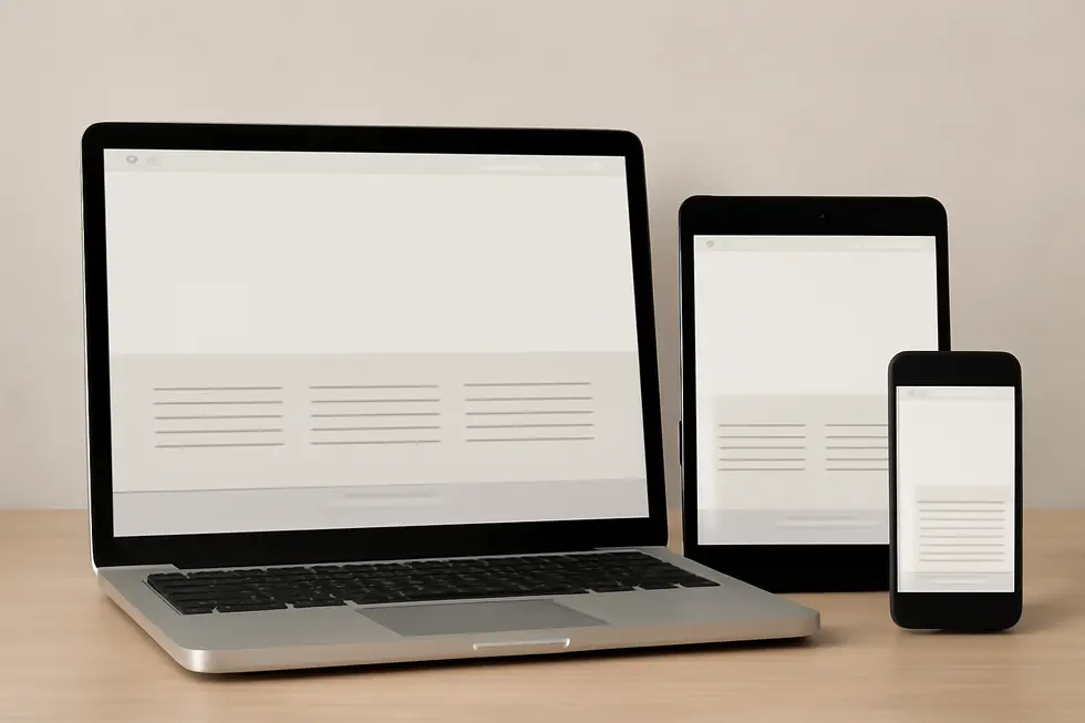 A typical website footer featuring the copyright line elements crucial for content ownership.