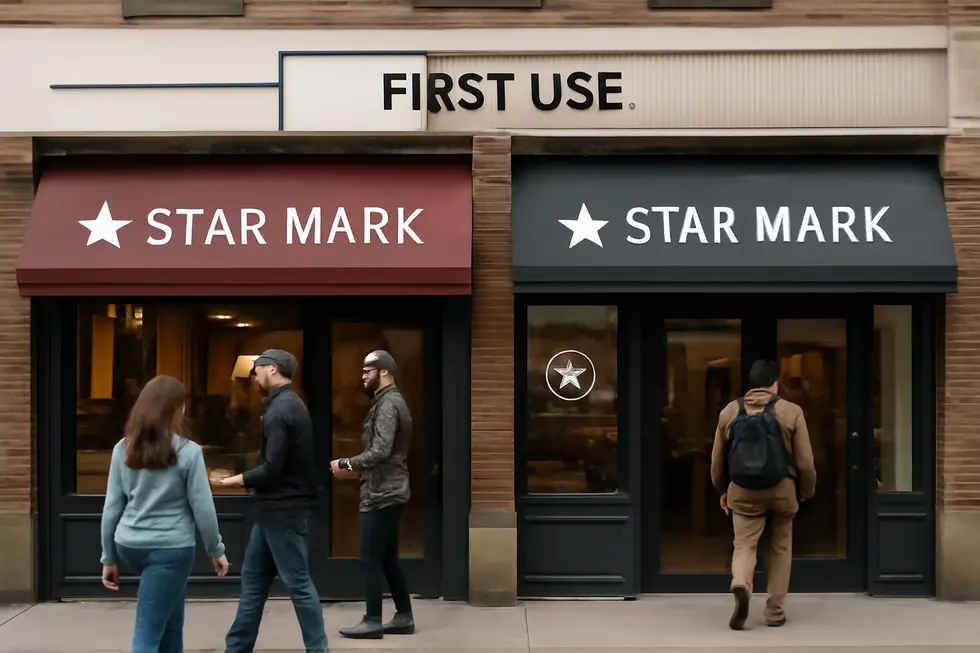A business owner demonstrating ownership of a trademark through identifiable use in commerce, illustrating validity in common law trademark infringement.