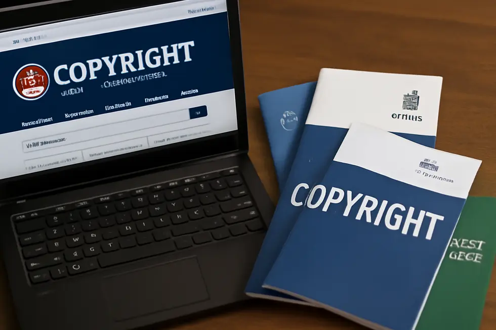 The intersection of intellectual property law and computer technology forming the legal foundation of copyright.