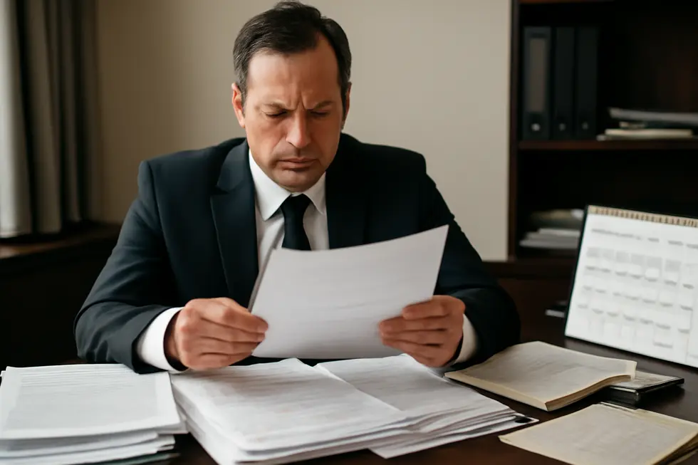 A business owner conducting a detailed trademark search to ensure name availability before application.