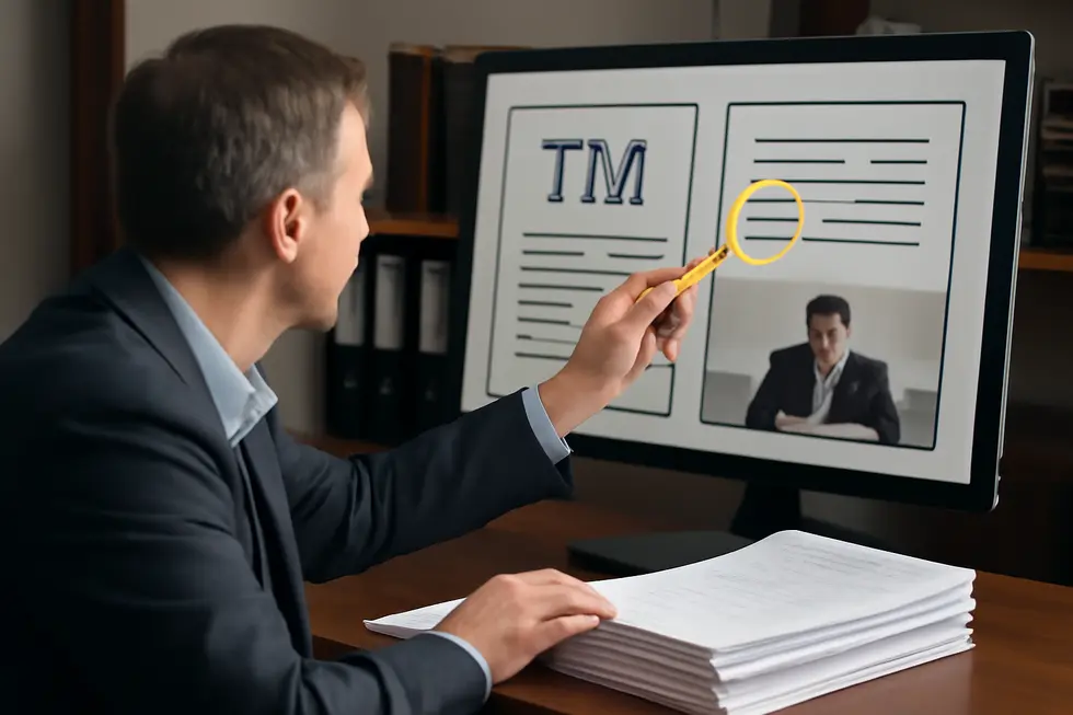 Contrast between patent protection for inventions and trademark protection for brand names.