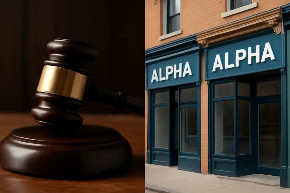 Illustration of the legal barriers in registering a company name identical to an existing business.