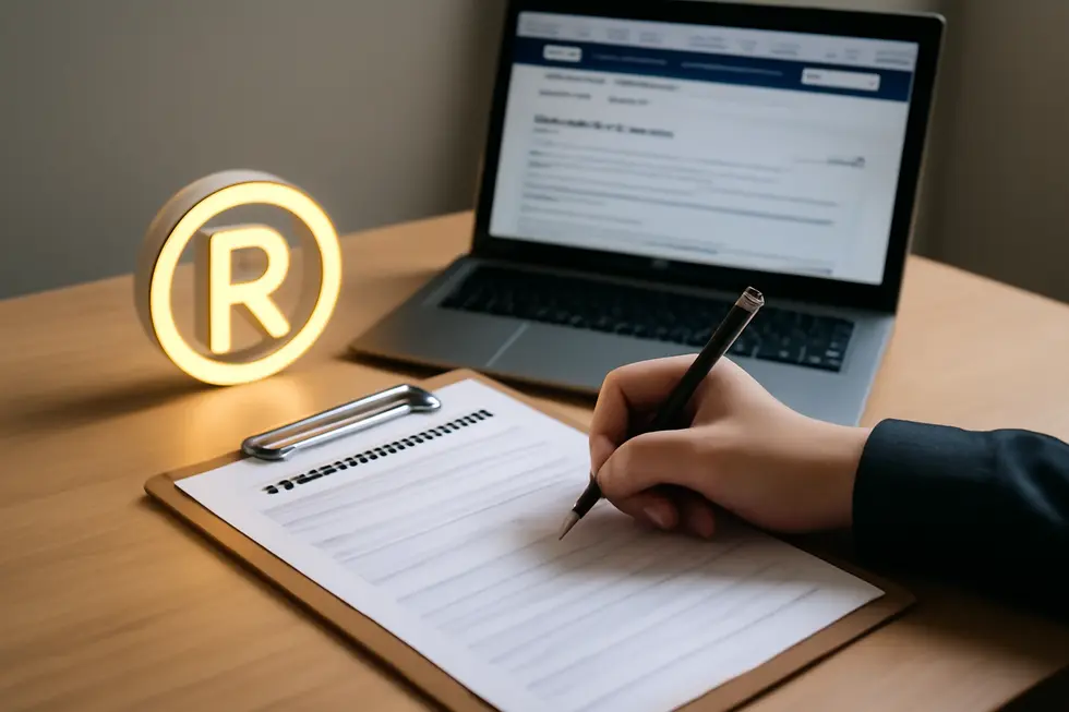 A visual representation distinguishing why business names cannot be copyrighted.