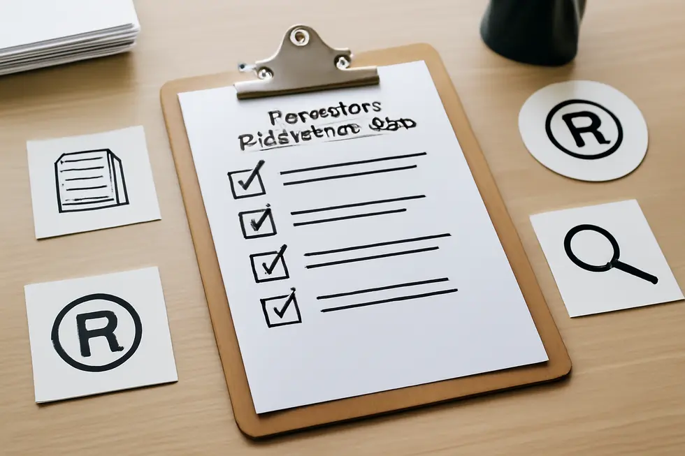 Contrast between patent protection for inventions and trademark protection for brand names.