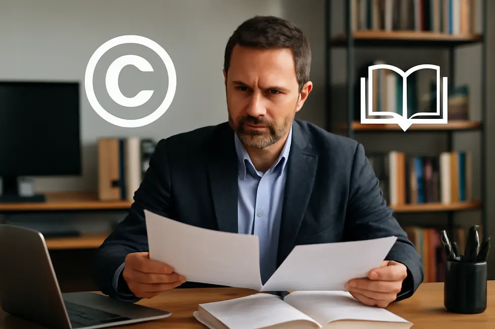 Illustration contrasting copyright protection with public domain access, highlighting their foundational roles.