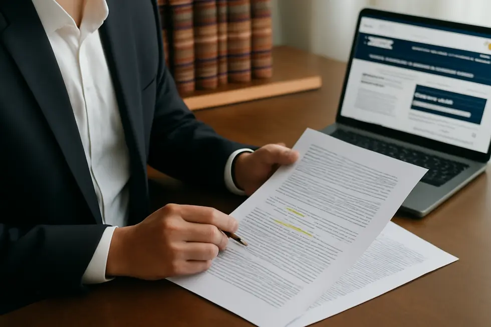 Visual representation illustrating the difference between patent and trademark protections for words.