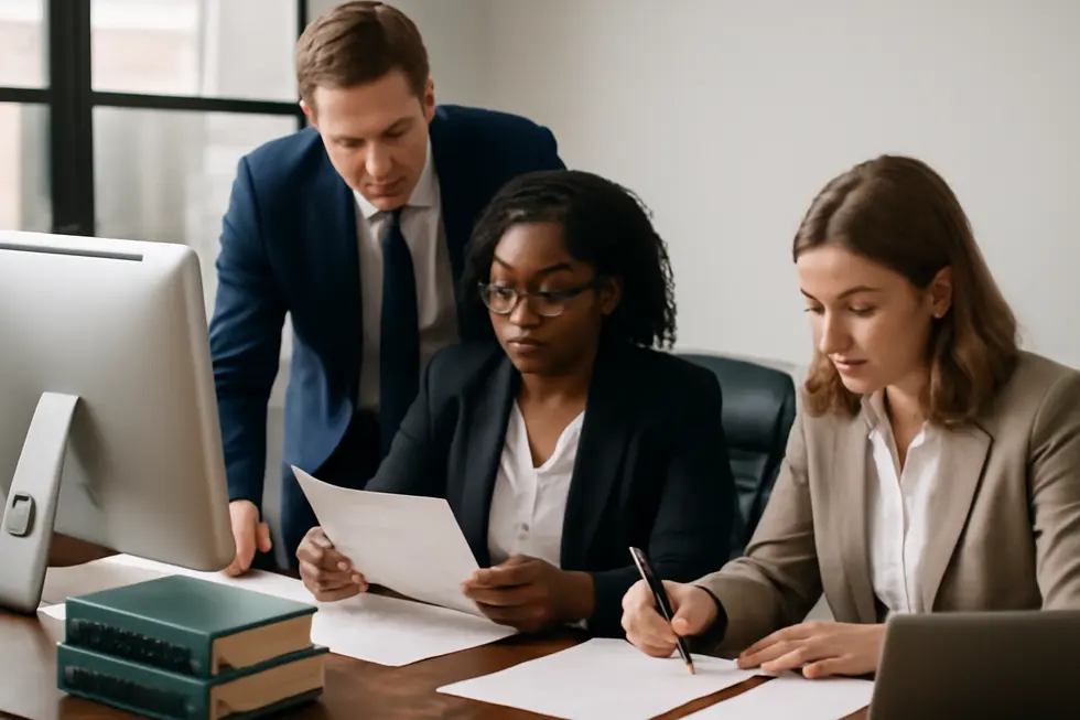 A business owner analyzing contract clauses highlighting originality and copyright applicability.