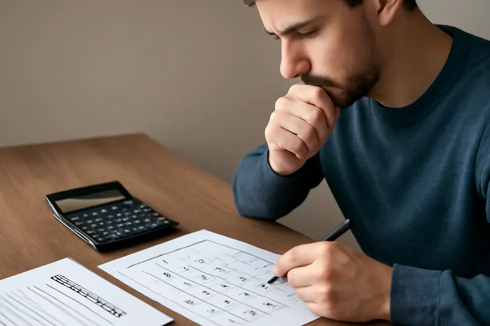 Business owner performing a comprehensive trademark search online to verify slogan uniqueness.