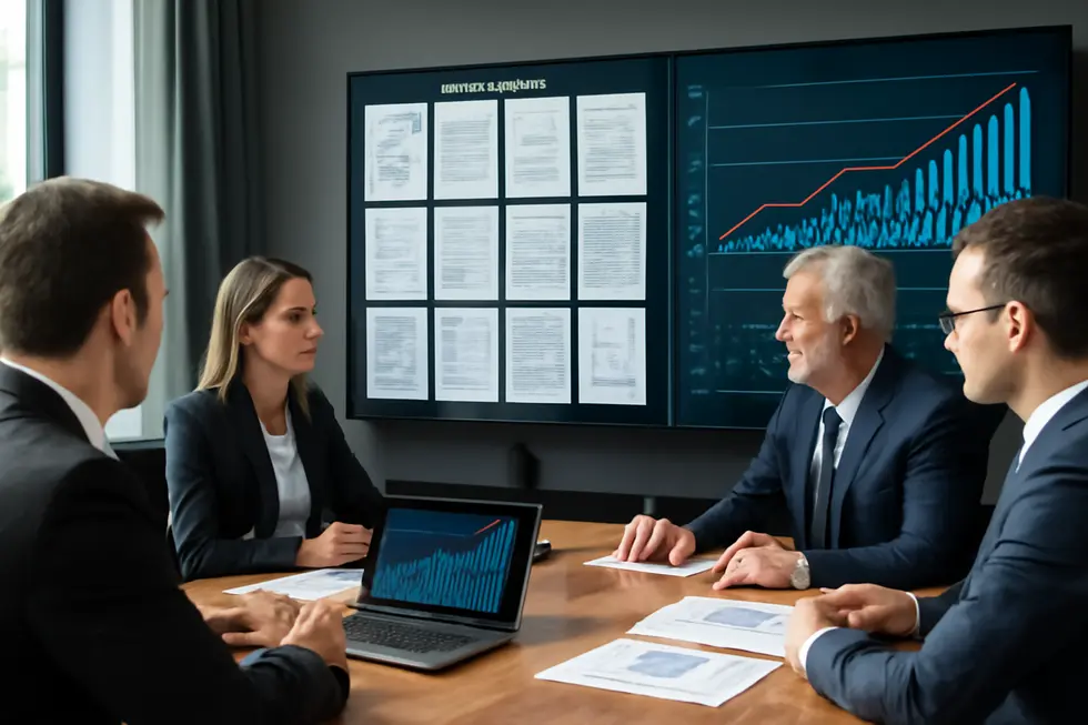 A business professional examines a patent document, reflecting the legal protection mechanisms underpinning patent rights in business.