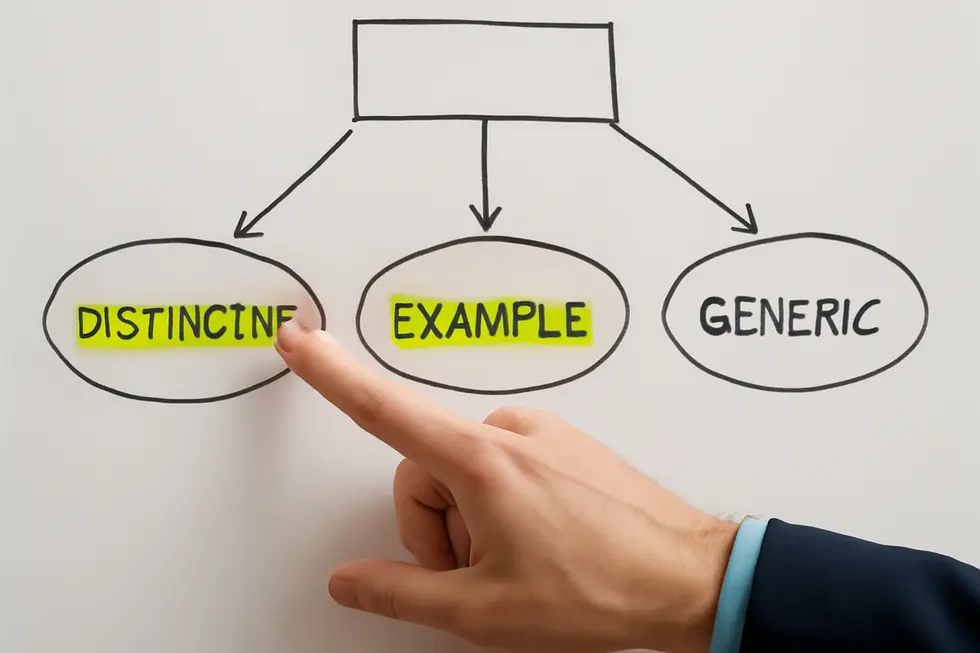 Business owner performing a comprehensive trademark search online to verify slogan uniqueness.