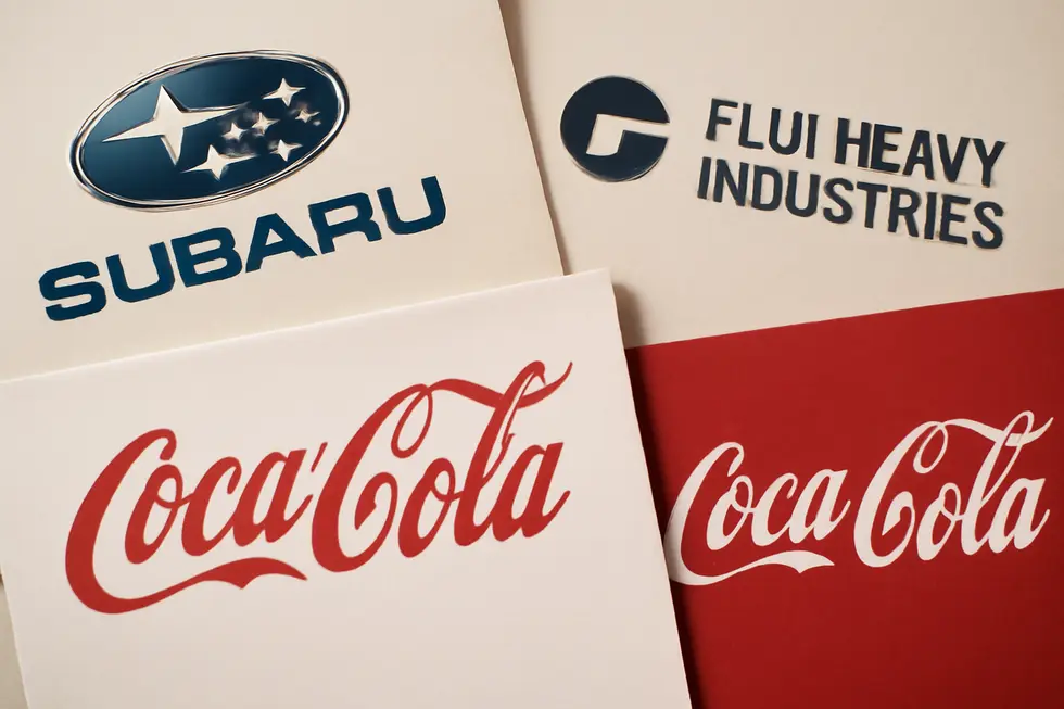 Visualizing the core difference between trade names and brand names through official and marketing materials.