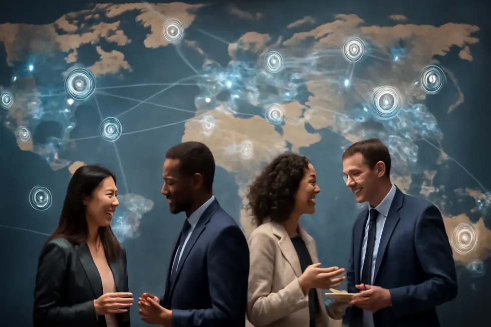 Engineers collaborating on new inventions with patent documentation illustrating the role of patents in protecting technological innovation.