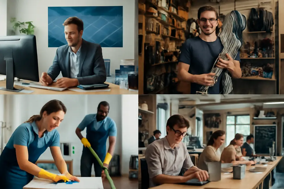 Business owners collaborate to create a memorable and legally compliant registered name.