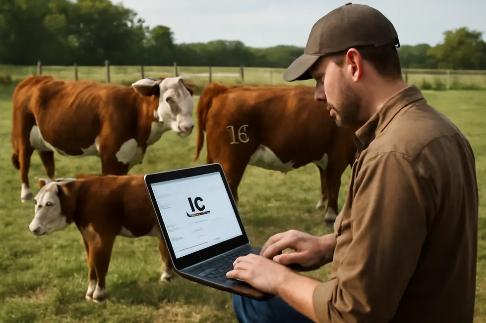 Traditional 19th-century cattle branding illustrating the origin of livestock brands as legal ownership marks.