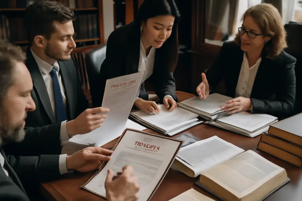 An inventor and business owner reviewing patent types and requirements to understand legal patent fundamentals.