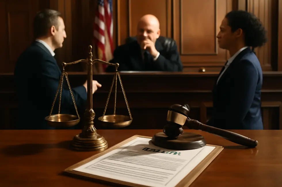 An inventor and business owner reviewing patent types and requirements to understand legal patent fundamentals.