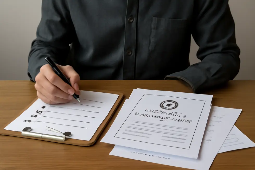 A business owner digitally registers a logo copyright through the U.S. Copyright Office’s online system.