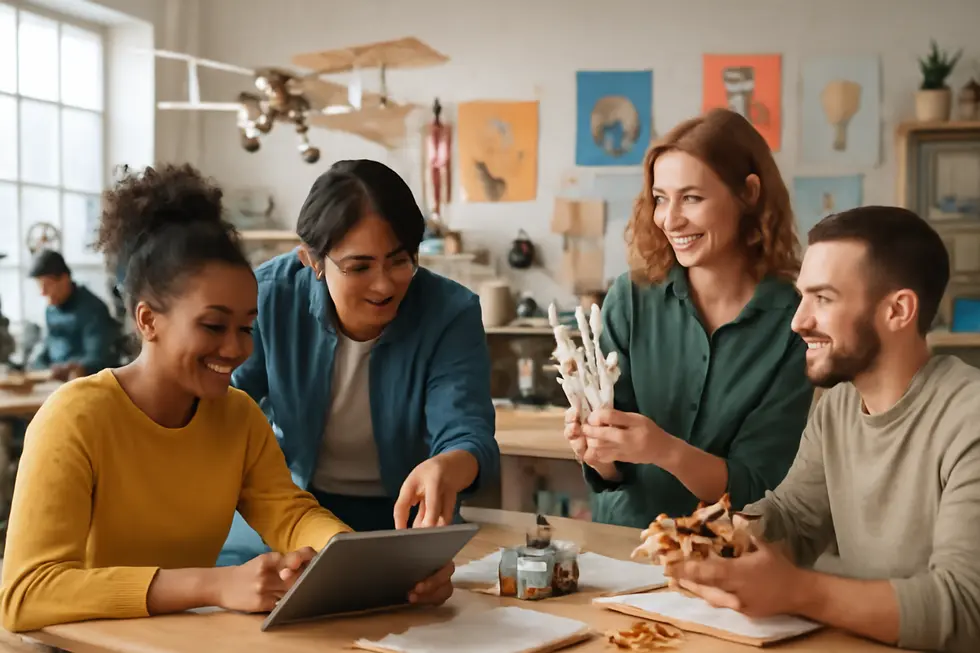 A business owner learning about patent and copyright laws from an IP attorney, highlighting the foundational legal framework.