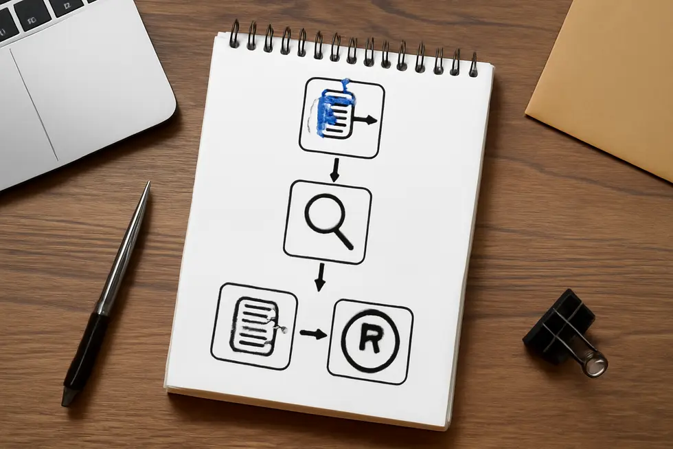 A business owner assesses the importance of a registered service mark for their services.