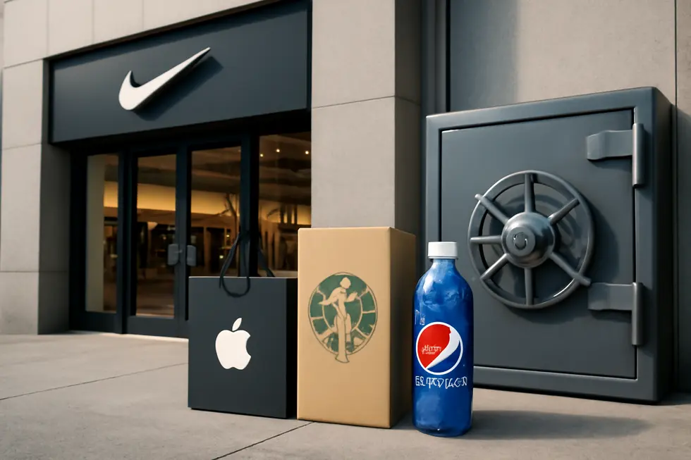 Digital creative works symbolizing copyright protection and business asset security.