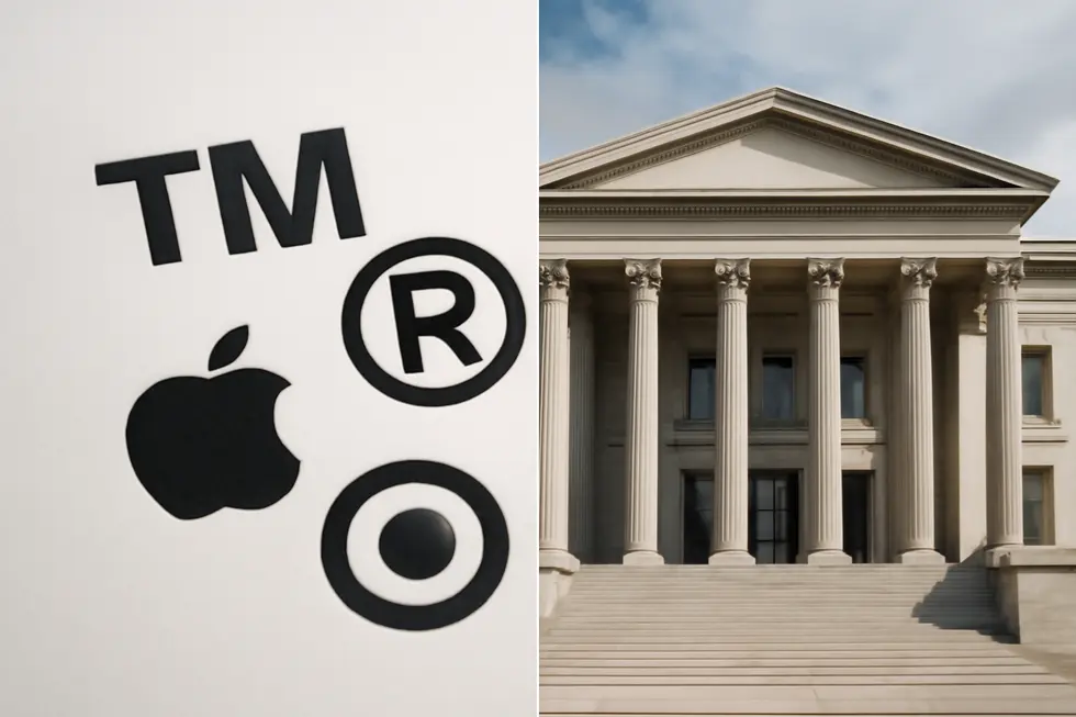 Visual representation of trademarks vs registration illustrating the key concepts and differences.