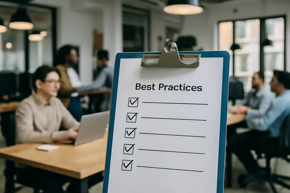 A confident business owner showcasing the importance of trademarking their business name as part of forming their LLC.